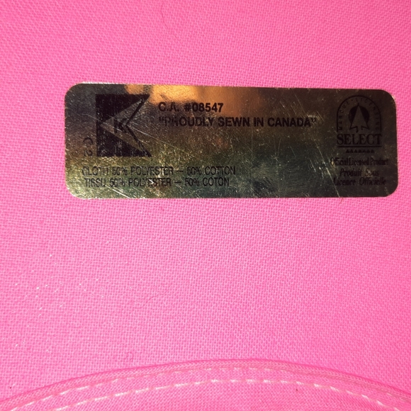 Vintage 89 Labatt Neon Pink snapback painters style hat - Picture 6 of 9